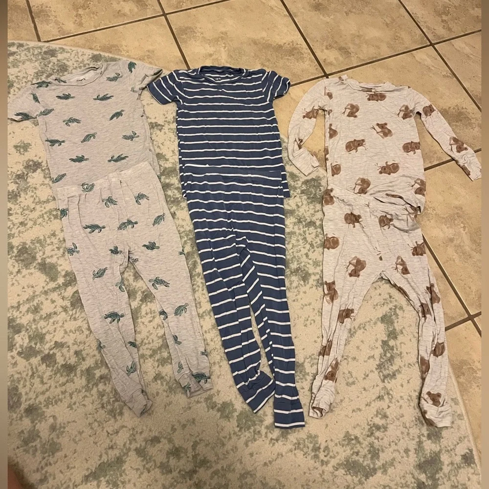 Carter’s Just One You Comfy Soft Set of 3 2-Piece Pajamas Sets Bundle